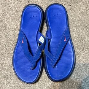 Nike Blue Ultra Celso Thong Sandals Size 7